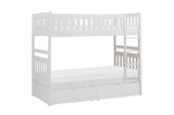 Galen White Nightstand from Homelegance - Luna Furniture