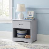 Orion Gray Nightstand from Homelegance - Luna Furniture