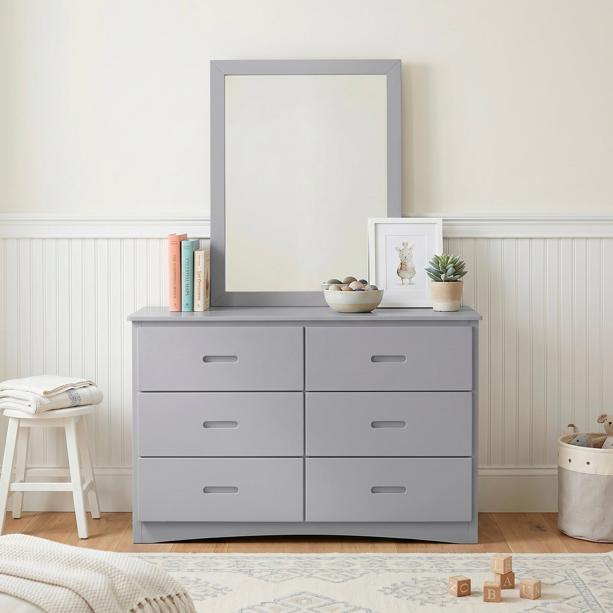 Orion Gray Mirror (Mirror Only) from Homelegance - Luna Furniture