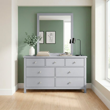 Orion Gray Mirror (Mirror Only) from Homelegance - Luna Furniture