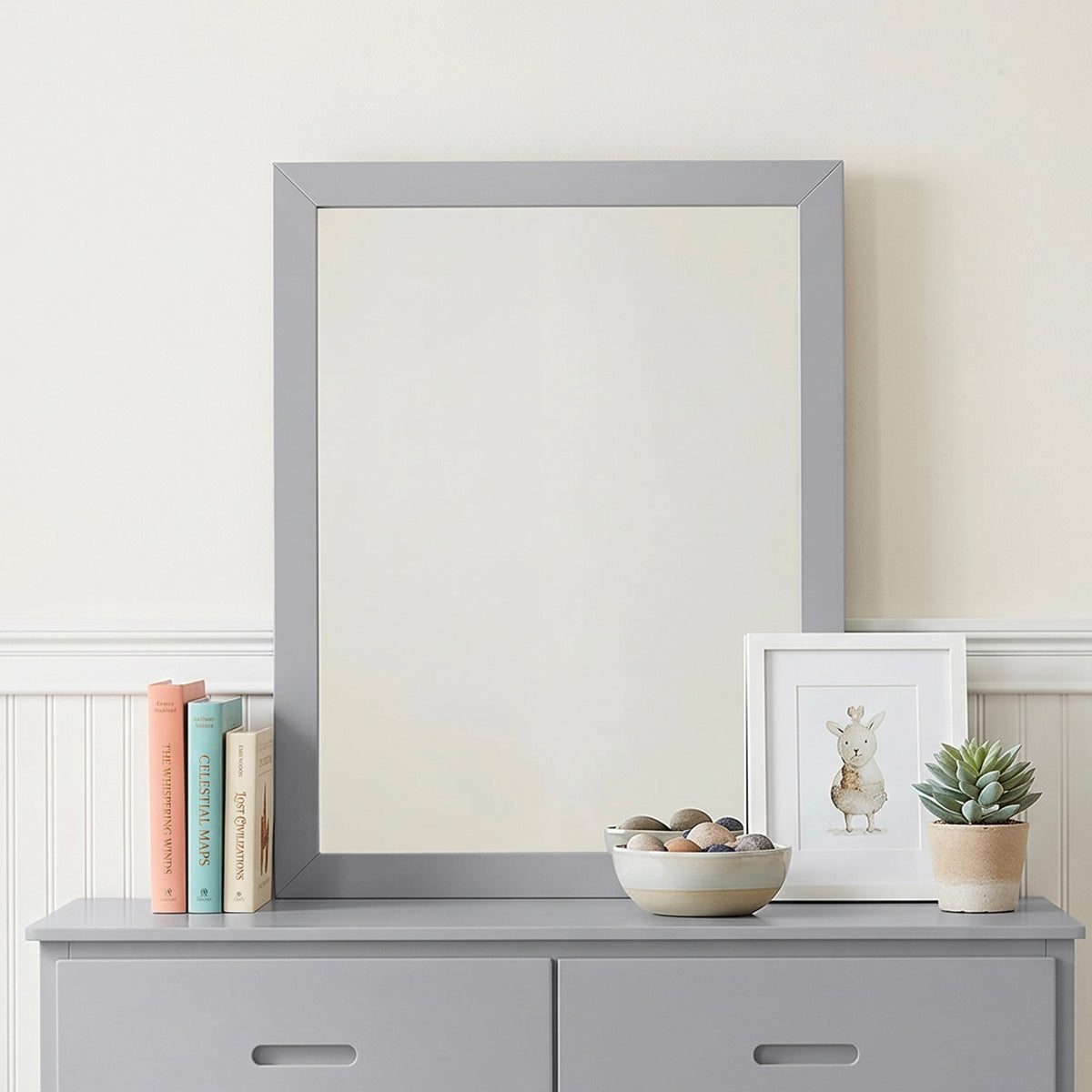 Orion Gray 1-Drawer Nightstand