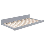 Orion Gray Twin/Full Bunk Bed with Twin Trundle from Homelegance - Luna Furniture