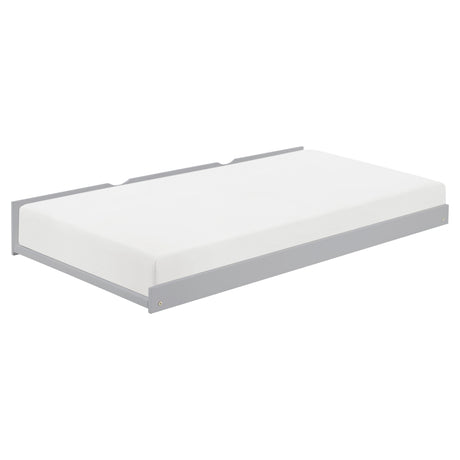 Orion Gray Twin Bookcase Corner Bed with Twin Trundle from Homelegance - Luna Furniture