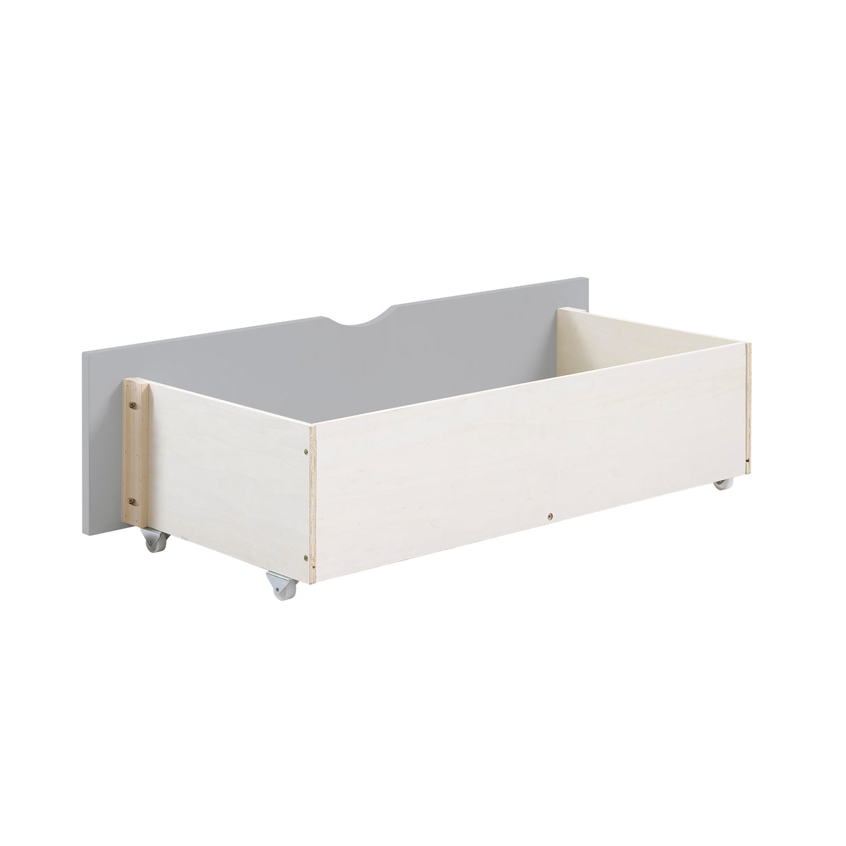 Orion Gray Twin/Twin Bunk Bed with Storage Boxes from Homelegance - Luna Furniture