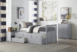 Orion Gray 5-Drawer Chest from Homelegance - Luna Furniture