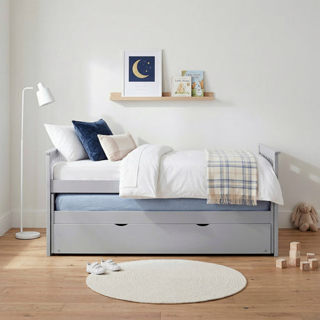 Orion Gray Low Loft Bunk from Homelegance - Luna Furniture