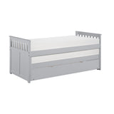 Orion Gray Low Loft Bunk from Homelegance - Luna Furniture