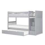 Orion Gray Twin/Twin Bed with Storage Boxes from Homelegance - Luna Furniture