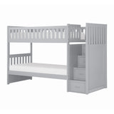 Orion Gray Twin/Twin Bed with Storage Boxes