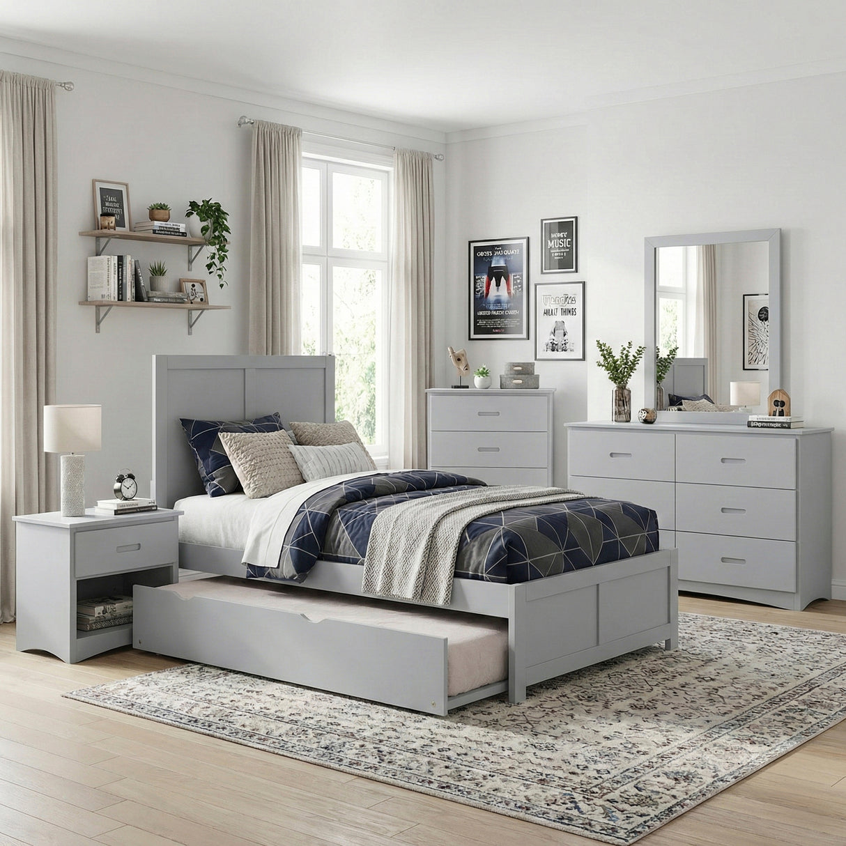 Orion Twin Platform Bed from Homelegance - Luna Furniture