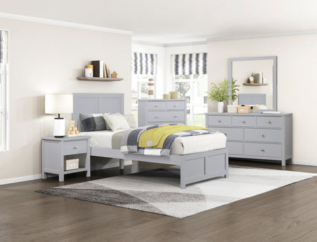 Orion Gray Mirror (Mirror Only) from Homelegance - Luna Furniture