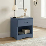 Nora Blue Nightstand from Homelegance - Luna Furniture