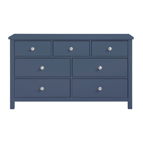 Nora Blue 7-Drawer Dresser