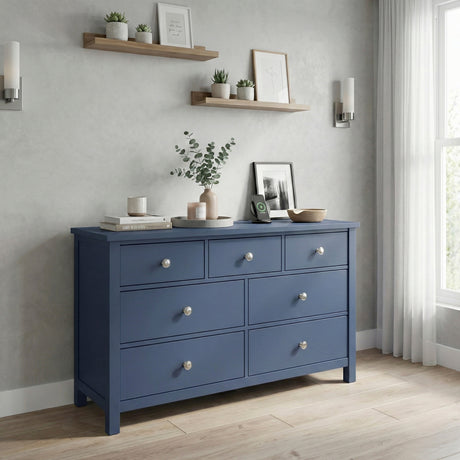 Nora Blue Dresser Mirror (Mirror Only) from Homelegance - Luna Furniture