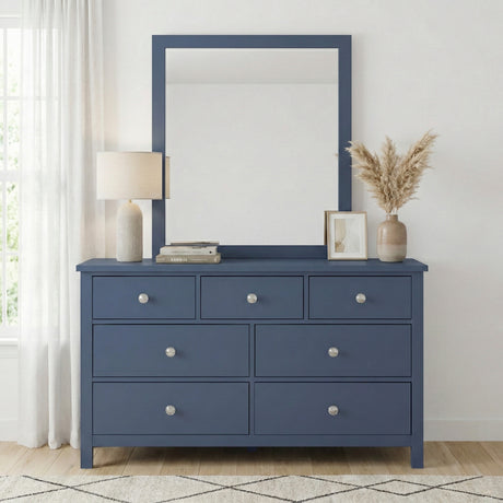 Nora Blue Dresser Mirror (Mirror Only) from Homelegance - Luna Furniture