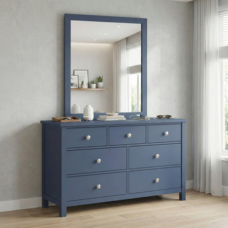 Nora Blue Dresser Mirror (Mirror Only) from Homelegance - Luna Furniture