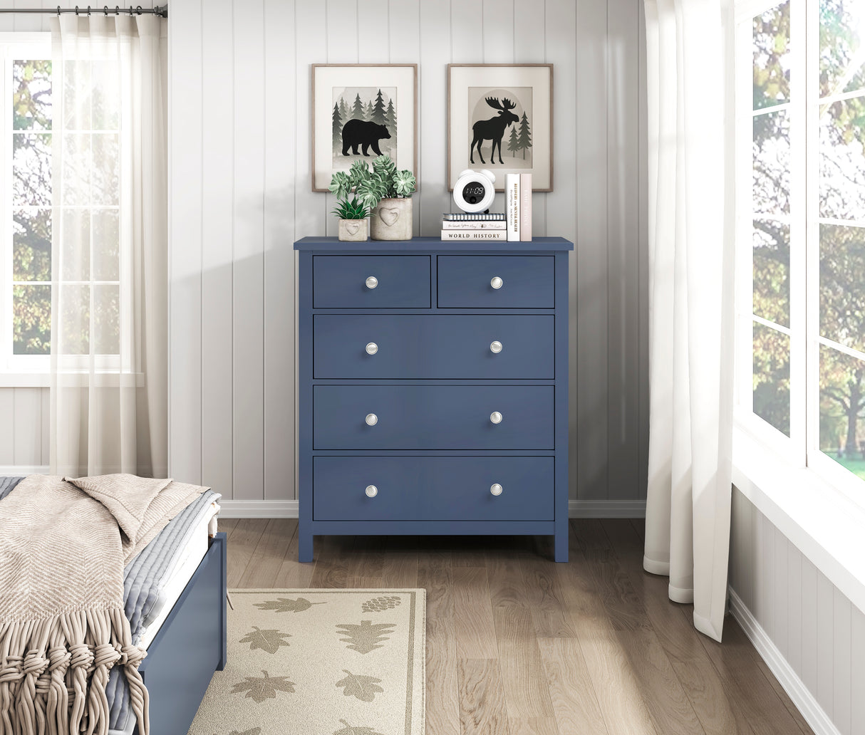 B2083BU-9D5 5-Drawer Chest from Homelegance - Luna Furniture