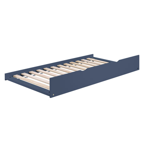 Nora Blue Twin Storage Daybed with Trundle from Homelegance - Luna Furniture