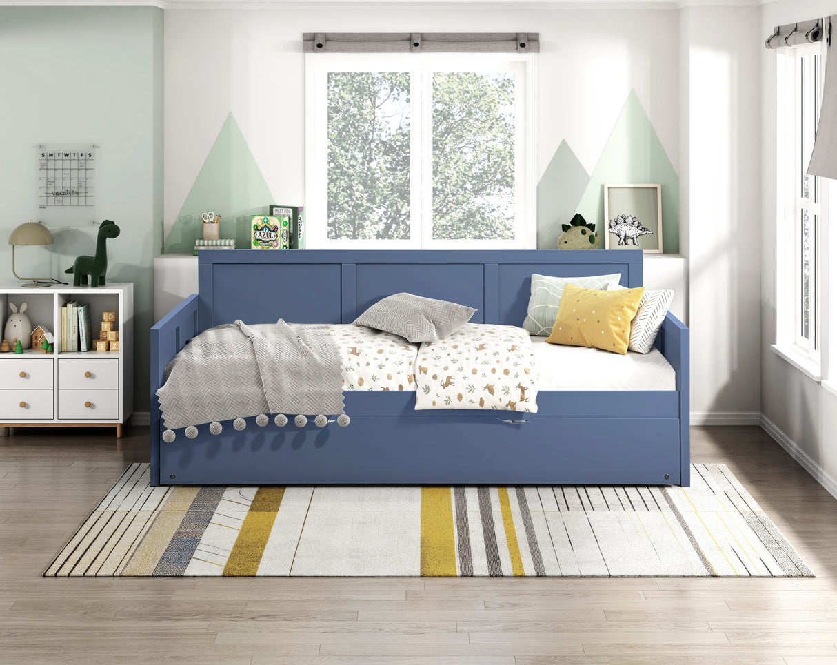 Nora Blue Twin/Twin Bed from Homelegance - Luna Furniture