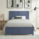 Nora Blue Full Platform Bed from Homelegance - Luna Furniture