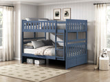 Nora Blue Full/Full Bunk Bed