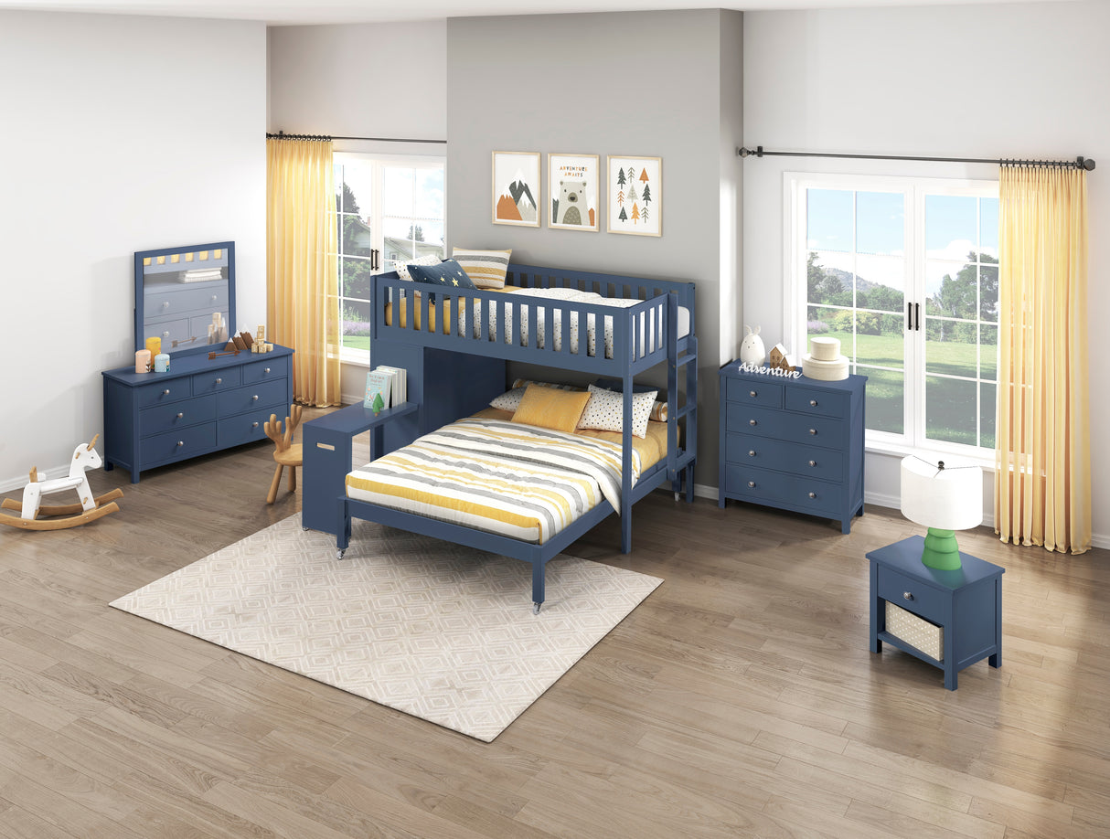 Nora Blue Dresser Mirror (Mirror Only) from Homelegance - Luna Furniture