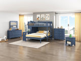 Orion Gray Twin Triple Bunk Bed from Homelegance - Luna Furniture