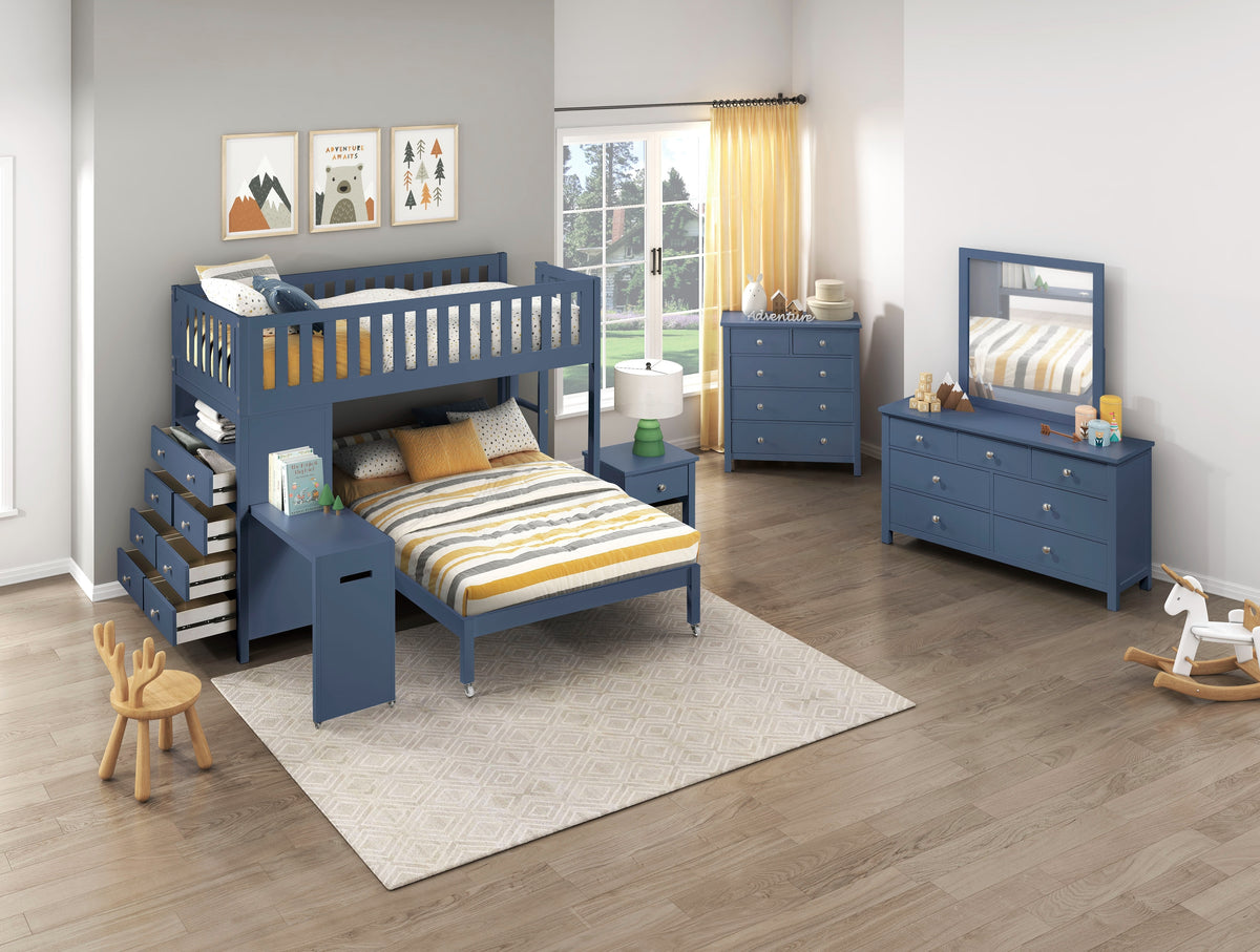 Nora Blue Chest from Homelegance - Luna Furniture