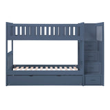 Nora Blue Twin Platform Bed from Homelegance - Luna Furniture