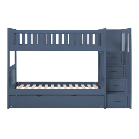 Nora Blue Twin Platform Bed from Homelegance - Luna Furniture