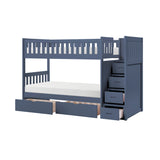 Nora Blue Twin Platform Bed from Homelegance - Luna Furniture