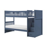 Nora Blue Twin Platform Bed from Homelegance - Luna Furniture