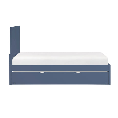 Nora Blue Twin Platform Bed from Homelegance - Luna Furniture