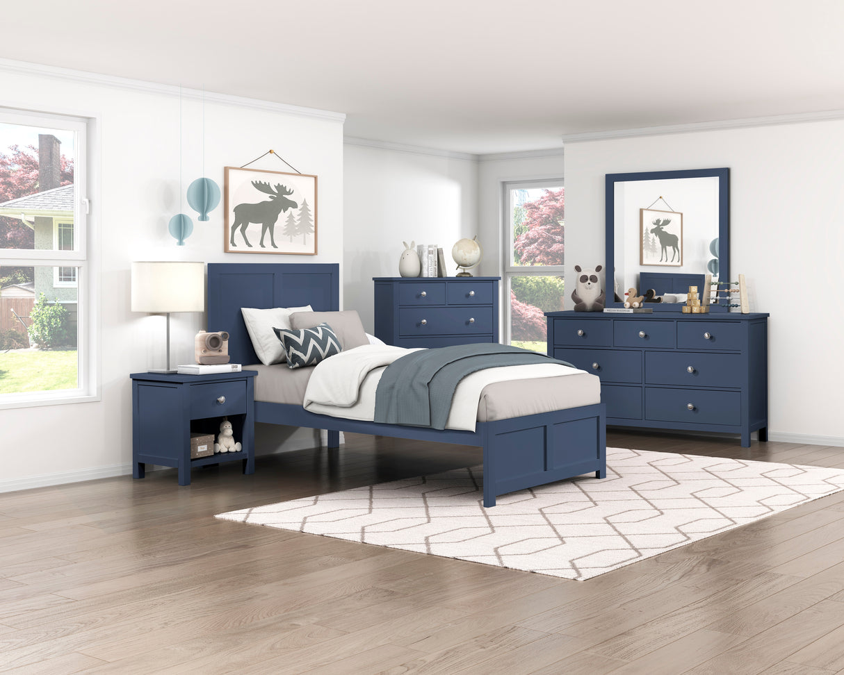 Nora Blue Dresser Mirror (Mirror Only) from Homelegance - Luna Furniture