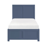 Nora Blue Twin Platform Bed from Homelegance - Luna Furniture