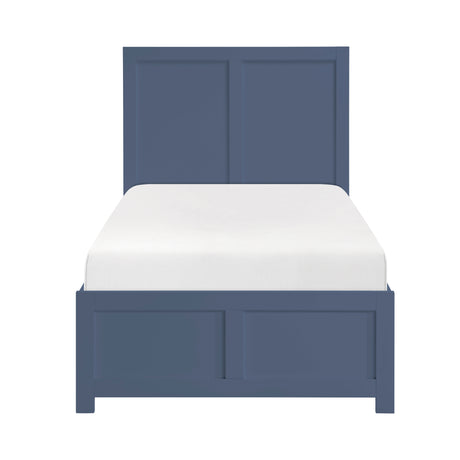 Nora Blue Twin Platform Bed from Homelegance - Luna Furniture