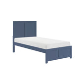 Nora Blue Twin Platform Bed from Homelegance - Luna Furniture