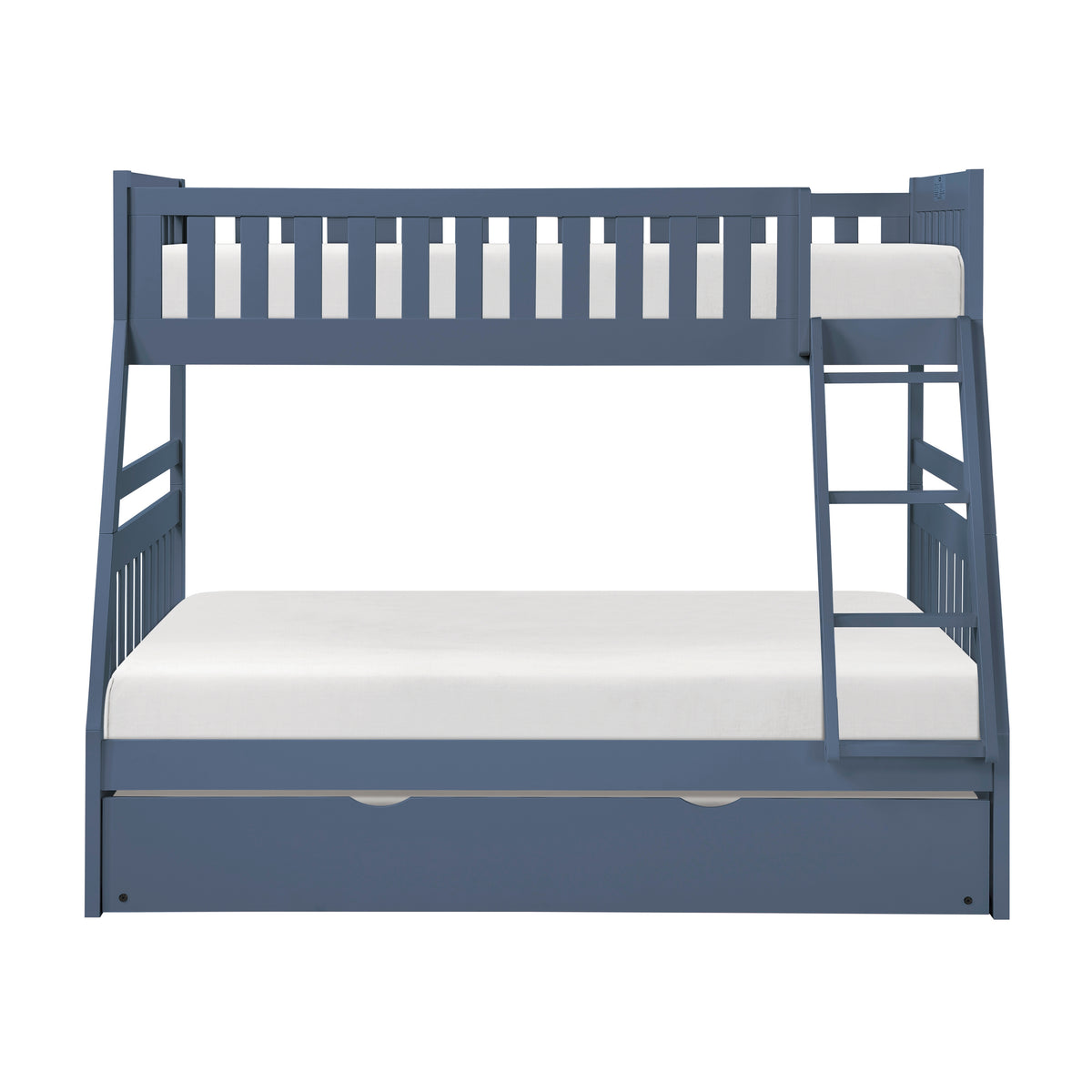Nora Blue Twin/Full Bunk Bed