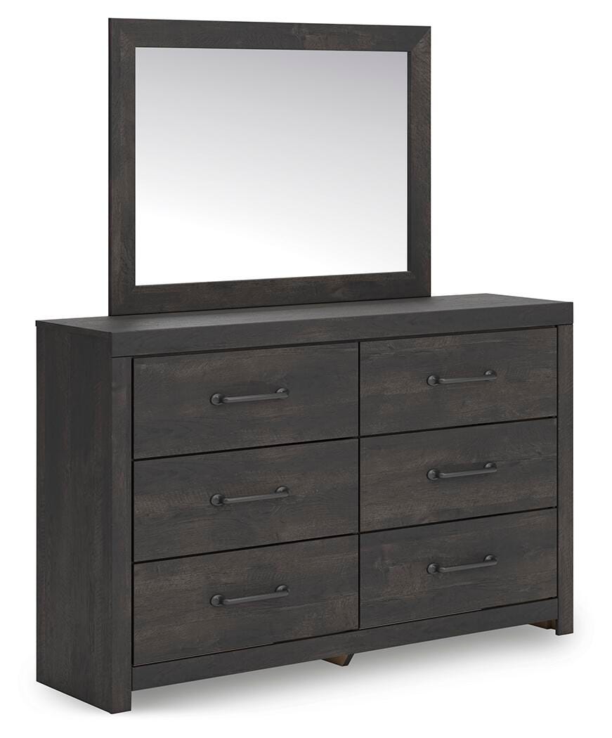 Hollivern Twin Panel Storage Bed, Dresser, Mirror and Chest from Ashley - Luna Furniture