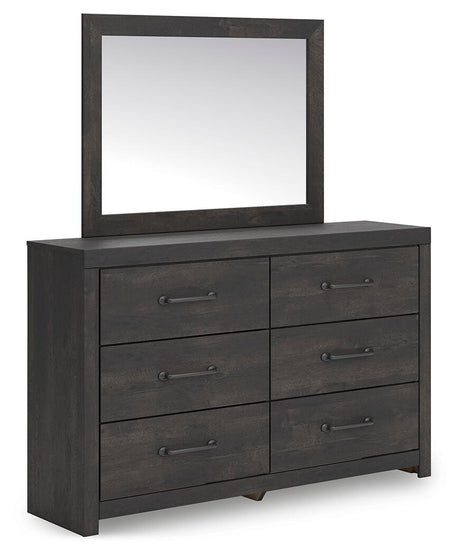 Hollivern Twin Panel Storage Bed, Dresser, Mirror and Chest from Ashley - Luna Furniture