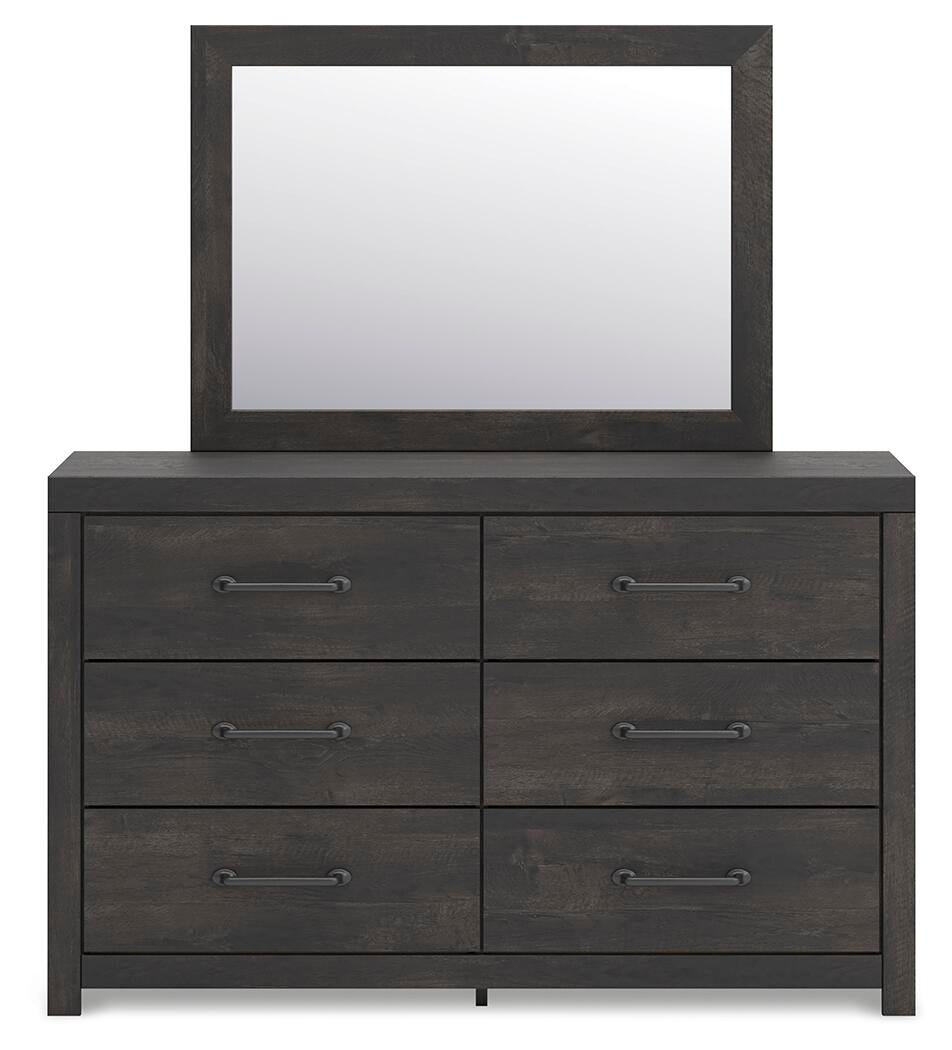 Hollivern Twin Panel Storage Bed, Dresser, Mirror and Chest from Ashley - Luna Furniture
