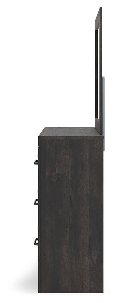 Hollivern Twin Panel Storage Bed, Dresser, Mirror and Chest from Ashley - Luna Furniture