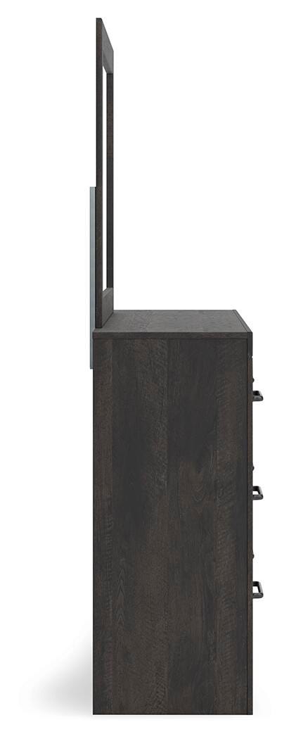 Hollivern Twin Panel Storage Bed, Dresser, Mirror and Chest from Ashley - Luna Furniture