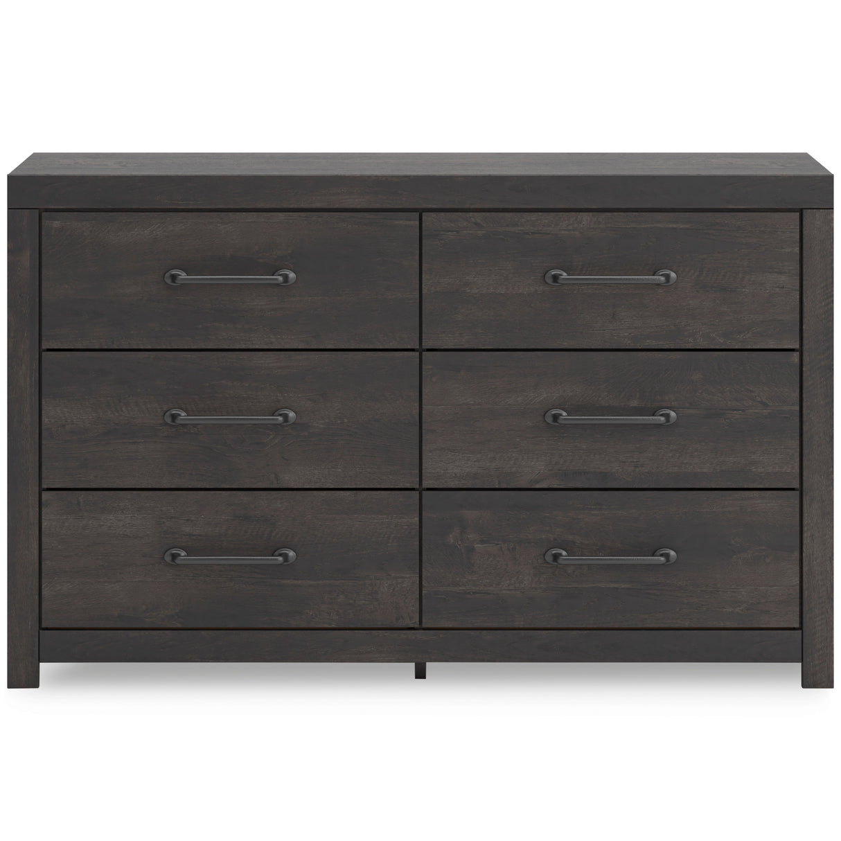 Hollivern Dark Gray Storage Panel Bedroom Set with 2 One-Side Drawers from Ashley - Luna Furniture