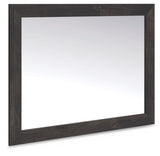 Hollivern Dark Gray Storage Panel Bedroom Set with 2 One-Side Drawers from Ashley - Luna Furniture