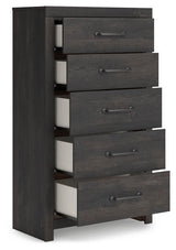 Hollivern Twin Panel Storage Bed, Dresser, Mirror and Chest from Ashley - Luna Furniture