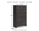 Hollivern Twin Panel Storage Bed, Dresser, Mirror and Chest from Ashley - Luna Furniture
