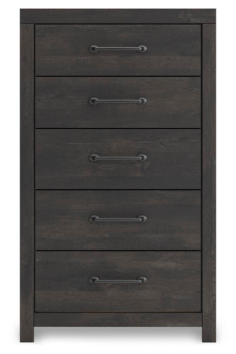 Hollivern Twin Panel Storage Bed, Dresser, Mirror and Chest from Ashley - Luna Furniture