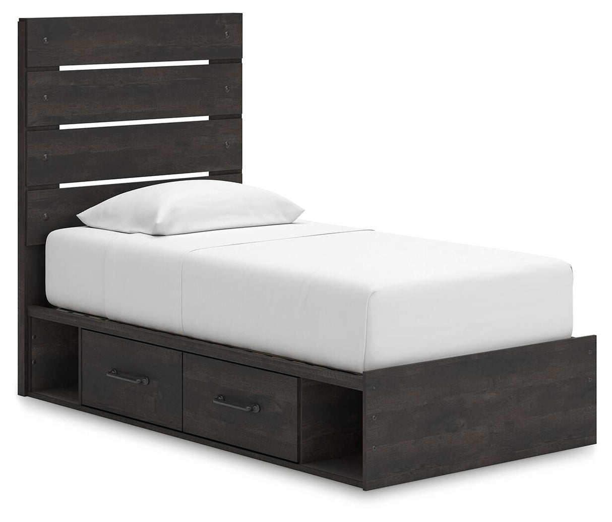 Hollivern Twin Panel Storage Bed, Dresser, Mirror and Chest from Ashley - Luna Furniture
