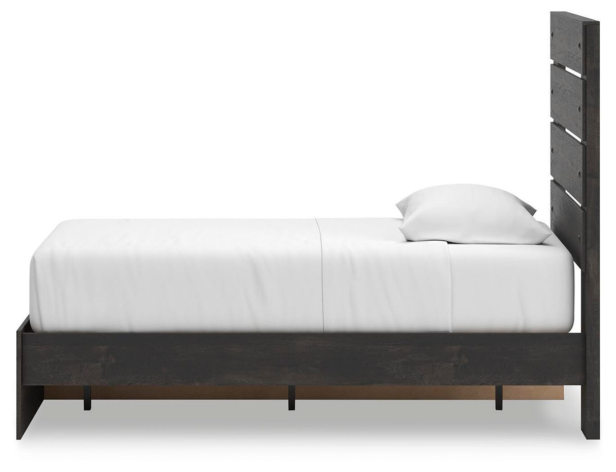 Hollivern Twin Panel Storage Bed, Dresser, Mirror and Chest from Ashley - Luna Furniture